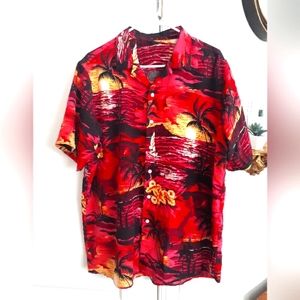 🌴Luxury Hawaiian Shirt, Sz L🌴